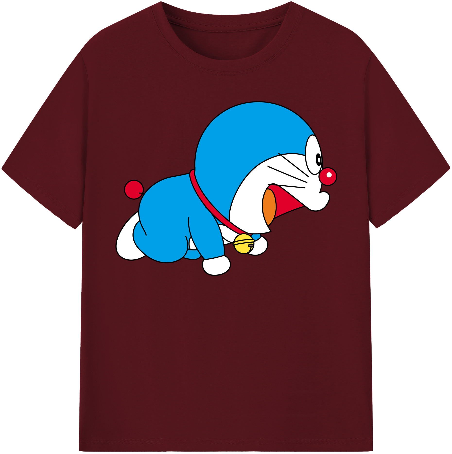 （画像用） ドラえもん Doraemon 綿100％半袖Tシャツ（フロントプリント）